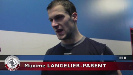 Réaction d'après match LHC-Angers 30/10/15