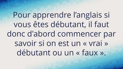 Apprendre l'anglais pour débutant, Anglais pour débutants gratuit, Cour d'anglais pour débutant