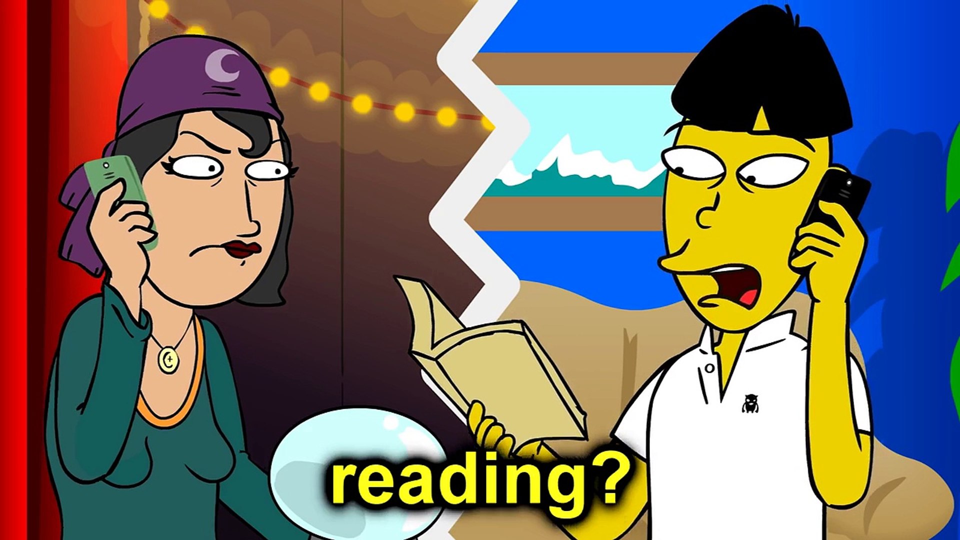 Asian Calls A Psychic Prank Animated Ownage Pranks Dailymotion Video