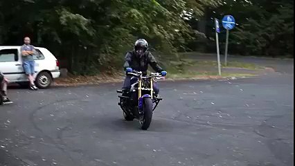 Motor Cycle tricks at its peak.