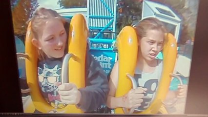 Slingshot girl poops on ride at cedar point