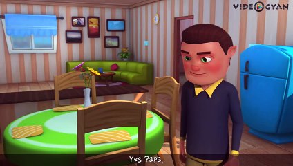 Johny Johny Yes Papa _ Videogyan 3D Rhymes _ Nursery Rhymes For Children