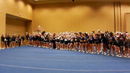 This girl is like a cheerleading ninja! Is this even possible