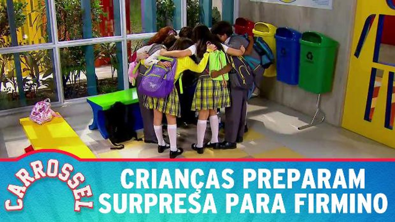 Crianças preparam surpresa para Firmino