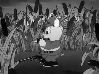 Porkys Duck Hunt (Black and White) Clip 3