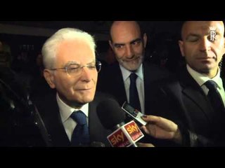 Download Video: Torino - Dichiarazioni alla stampa di Mattarella (30.10.15)