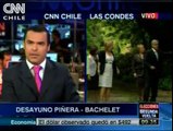 Desayuno del Presidente electo Sebastián Piñera y la Presidenta Michelle Bachelet