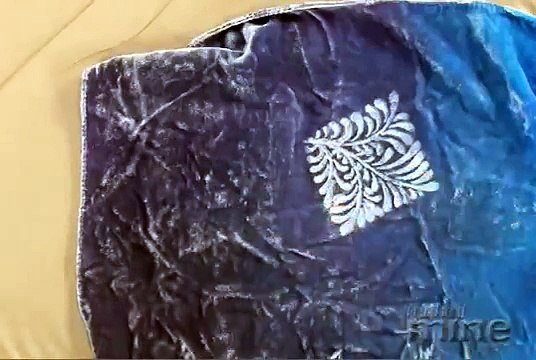 Make It Mine Magazine - Embossing Velvet Using Rubber Stamp