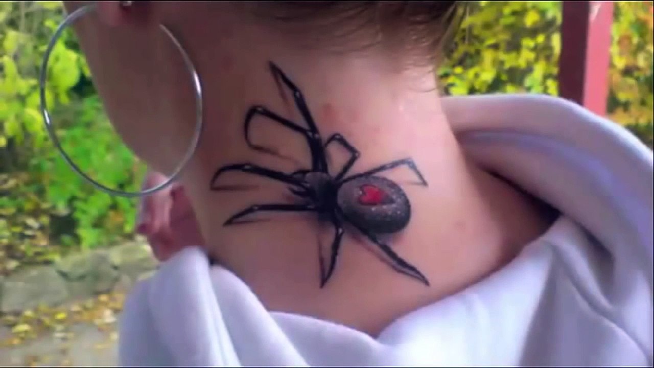 وشم رسم التاتو ثلاثى الابعاد بالاماكن الحساسة بالجسم  (لا ننصح اصحاب القلوب الضعيفة) ᴴᴰ