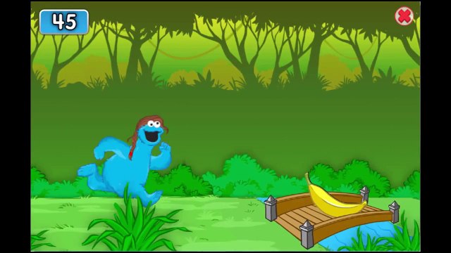 Sesame Street The Hungry Games Cartoon Animation PBS Kids Game Play Walkthrough