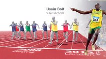 Usain Bolt London 2012 Olympics Final vs every 100m medalist!