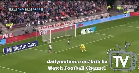 Luciano Narisngh GOAL PSV 1 - 0 Groningen Eredivise 16.08.2015