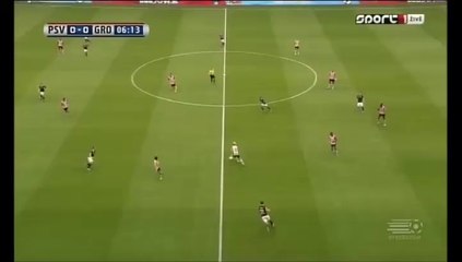 GOOOLLL Luciano Narsingh 1-0 PSV vc Groningen Eredivisie 16.08.2015