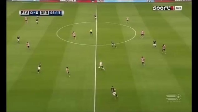 GOOOLLL Luciano Narsingh 1-0 PSV vc Groningen Eredivisie 16.08.2015