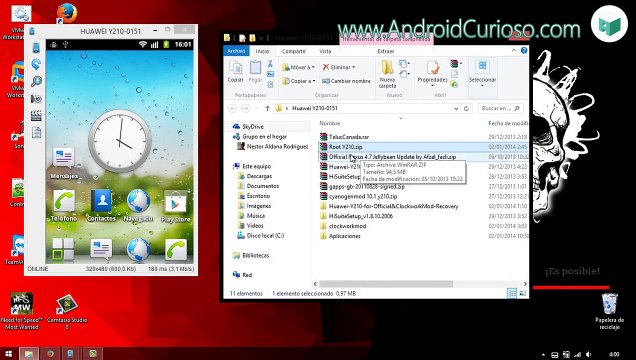 EASY Rooting Guide - Android Curioso - Rootear (Root) para Huawei Y210