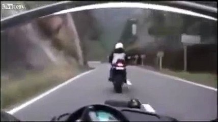 accident!! see what happen to this biker