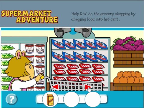 Arthur Supermarket Adventure Cartoon Animation PBS Kids Game Play Walkthrough