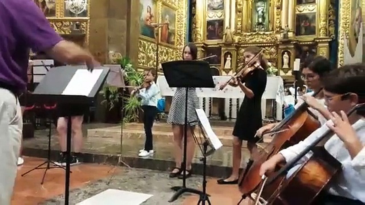 Elias Henry Pico, orchestre à Lluc (Baleares)
