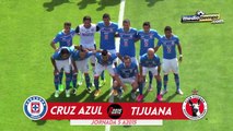 Los goles del: Cruz Azul vs Xolos (1-3)