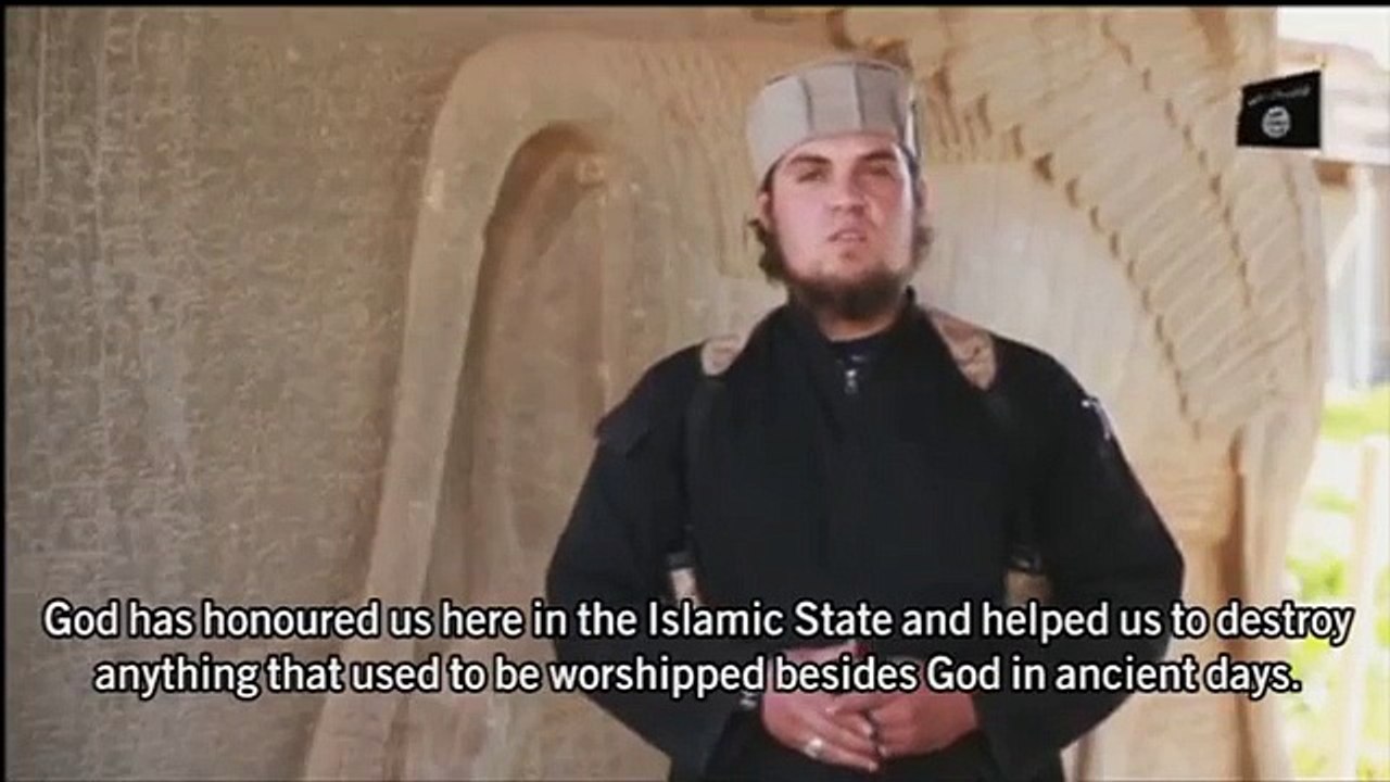 Islamic State destroying ancient Nimrud City   Social media website, Reuters