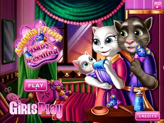Angela and Tom Baby Feeding Full Episodes in English Cartoon Game For Kids Children Game New Angela