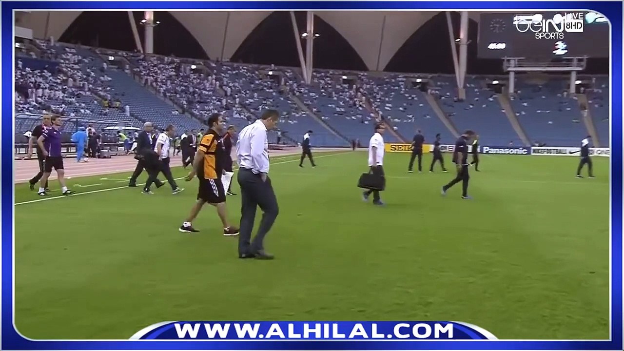 جماهير الزعيم ونشيد طلع البدر علينا - الهلال وفولاذ - دوري أبطال اسيا ج4