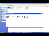 Shutdown vbscript and cancel script using notepad code in description Easy :)