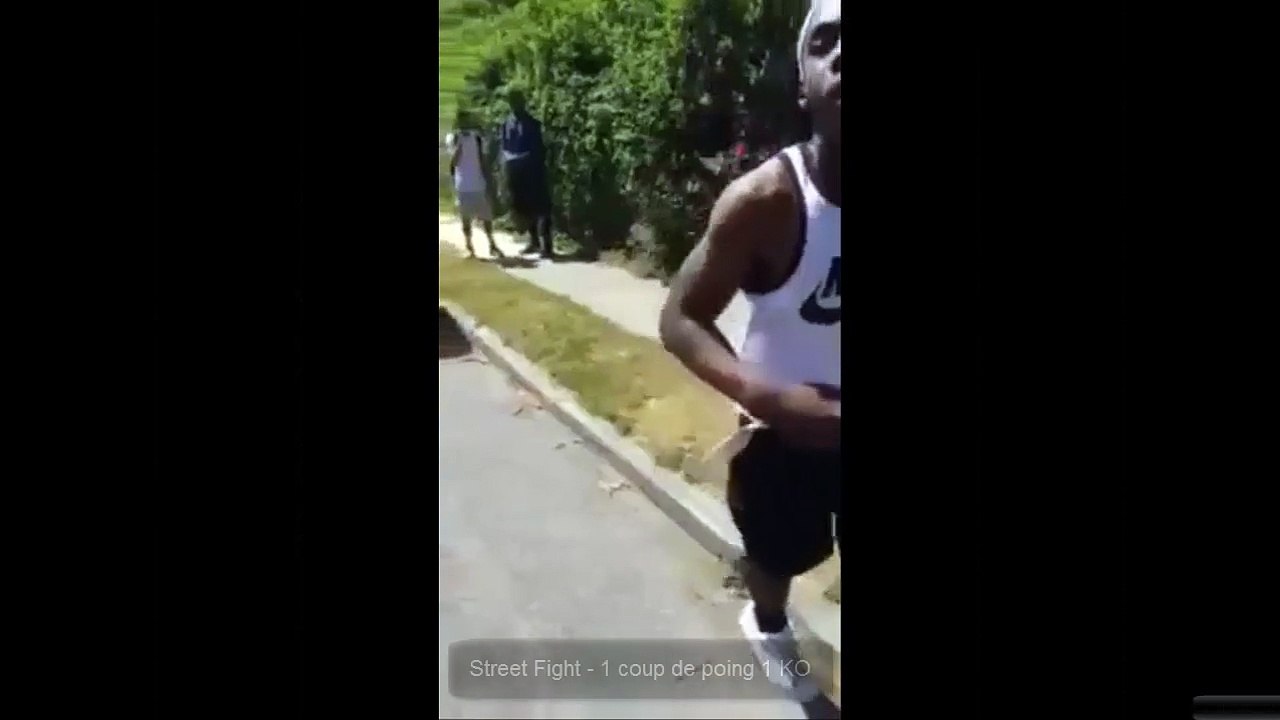 street fight - 1 coup de poing 1 KO