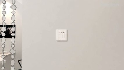 wall mounted light switch of zigbee wireless home automation