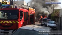 Incendie : Un camion en feu à Bois Colombes