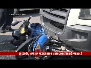 SHKODËR, MAKINA AKSIDENTON MOTOÇIKLETEN NË PARRUCË