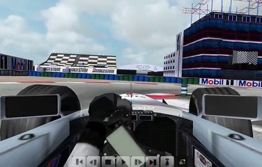 F1 challenge 99 02 hotlap Mika Hakkinen with Mclaren mp4 14 on France