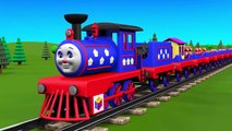 Choo-Choo train. Super educational 3D cartoons for children (babies, toddlers, and prescho