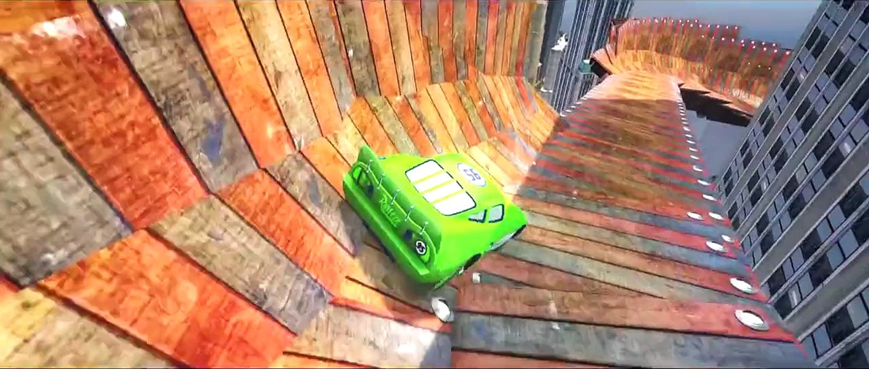 HULK and HULK with EPIC Custom Green Lightning McQueen Cars! Disney Pixar Cars