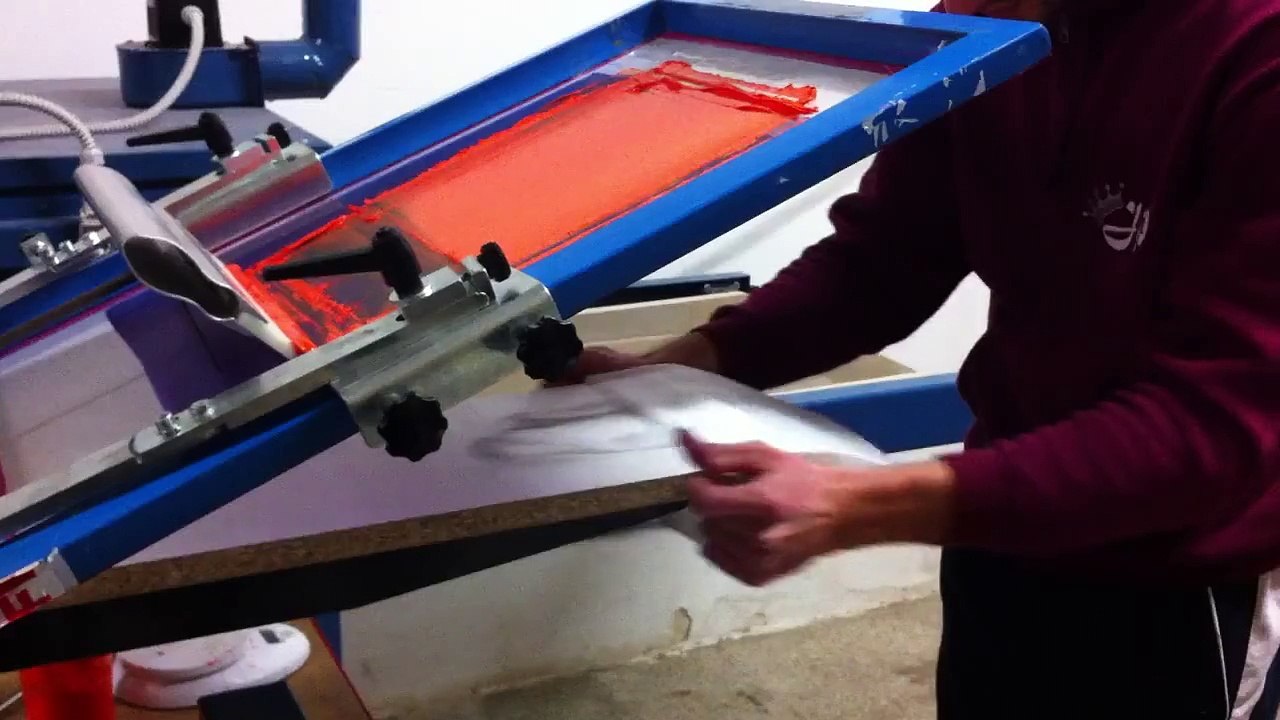 stampa su busta tnt - stampa serigrafica - screen printing - http://www.juniorpack.com