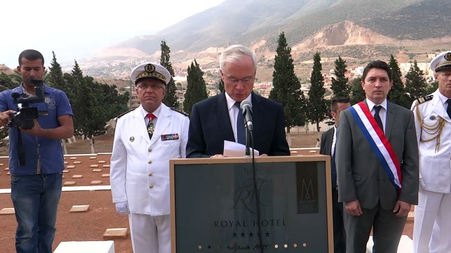 Discours de L'ambassadeur de France Bernard Emié à Mers-El-Kebir