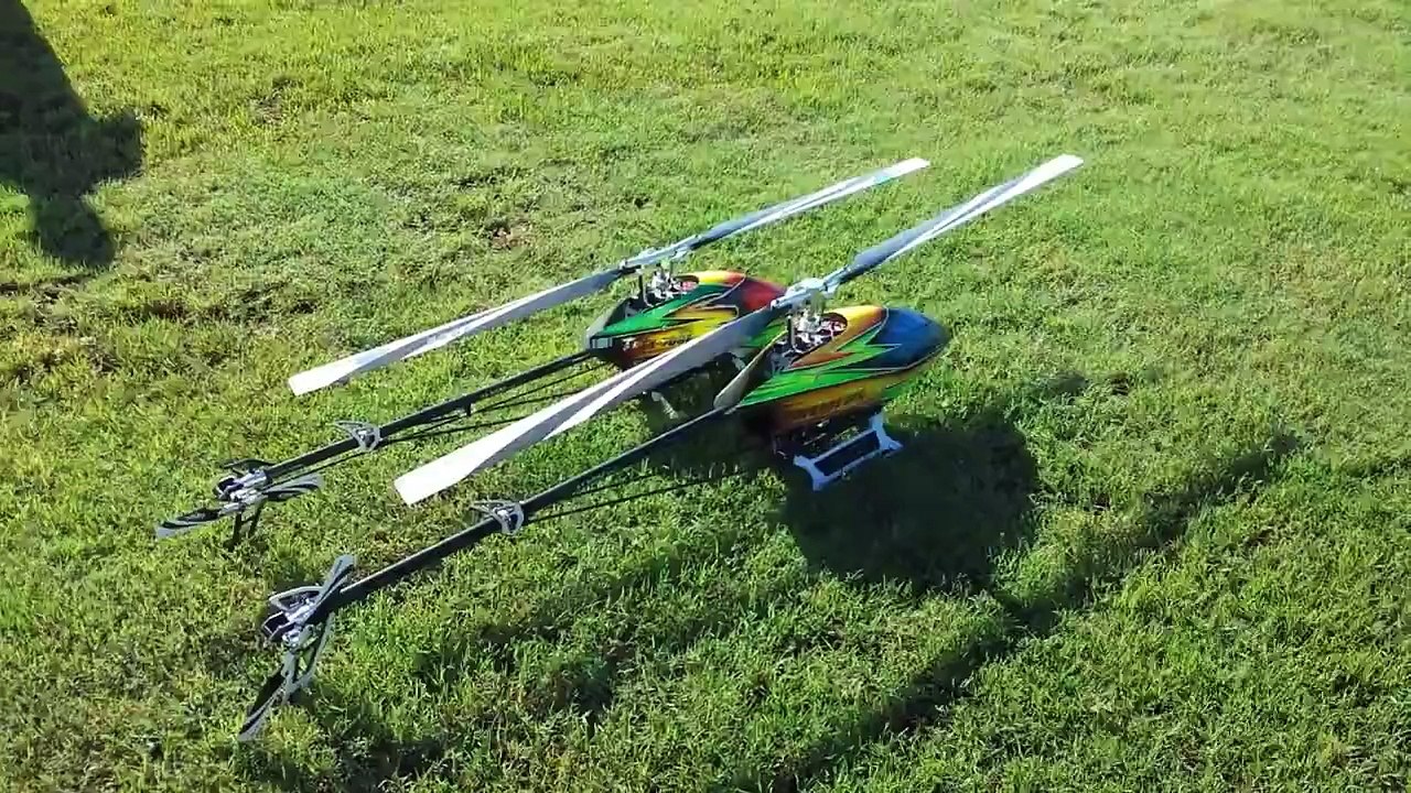 NEW Align T-Rex 700 & 800 DFC Pro Side-By-Side Size Comparison