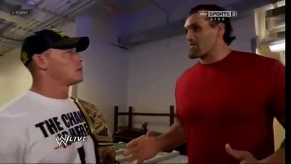 john cena and great khali talking in hindi language