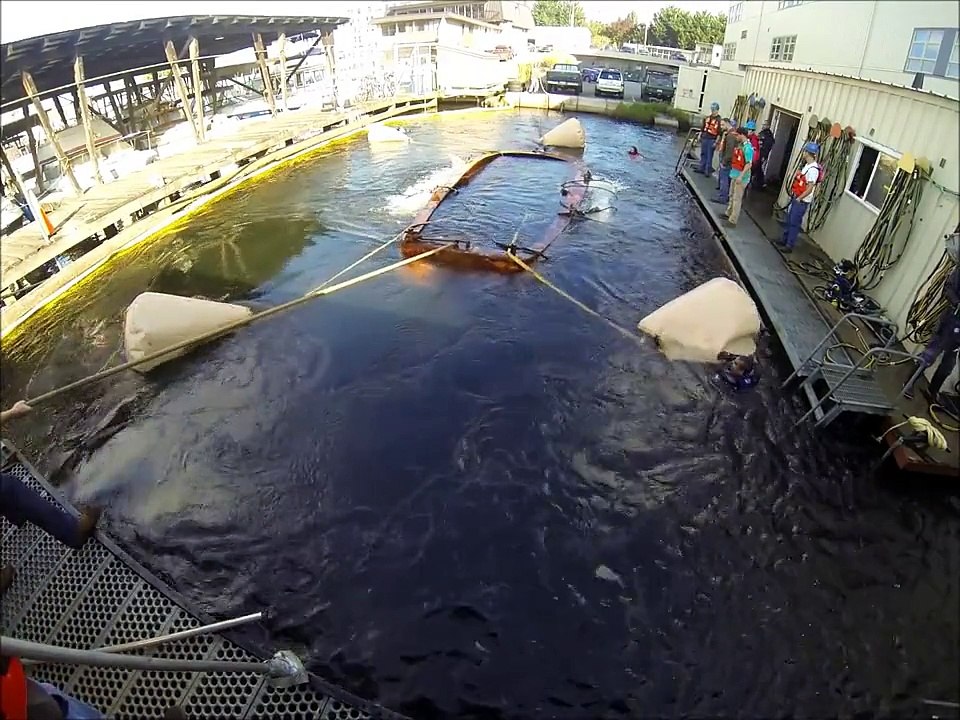 Hard Hat Diving Sunken Boat Salvage