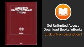 Automotive ElectricElectronic Systems EBOOK (PDF) REVIEW