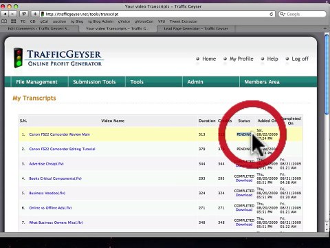 Automatically Transcribe Your Video or Audio Files into Transcriptions: Traffic Geyser New Feature