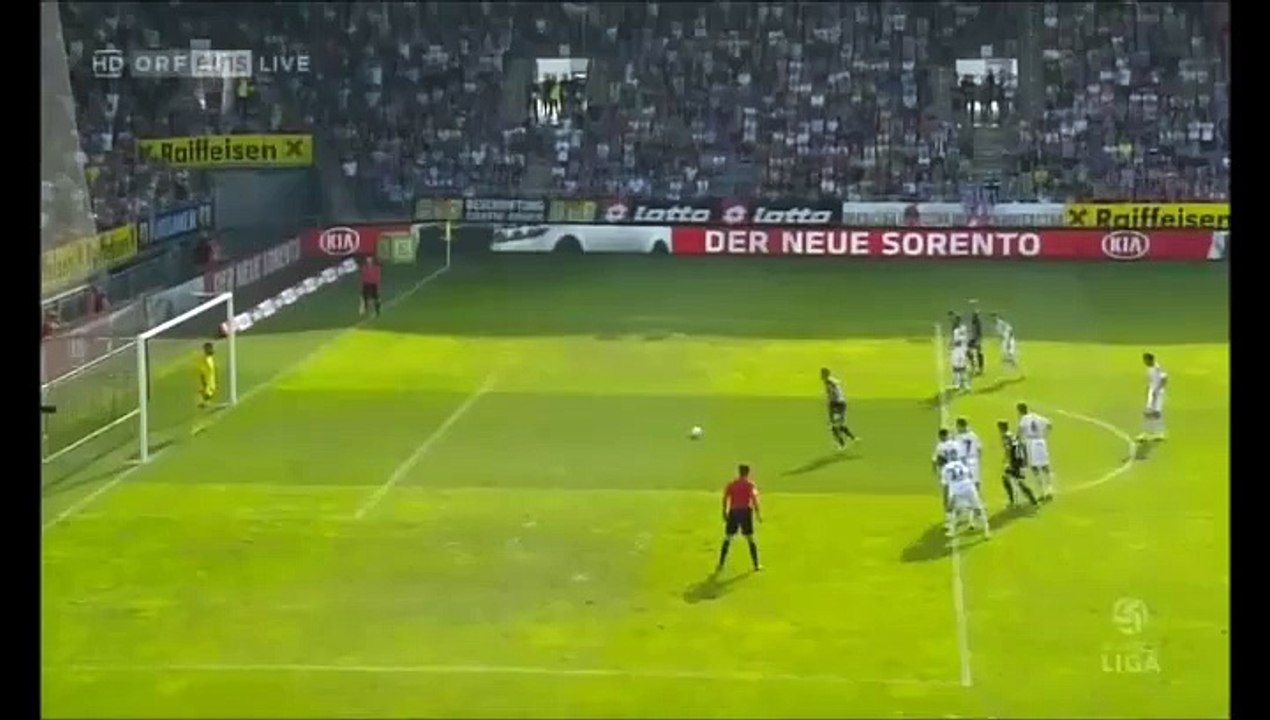 Penalty Anel Hadzić 1-0 Sturm Graz-Rapid Vienna 16.08.2015