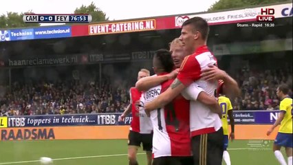 Michiel Kramer 0_1 _ Cambuur - Feyenoord 16.08.2015 HD