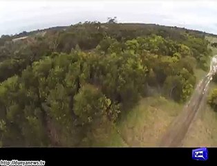 Eagle destroys drone camera. 2015