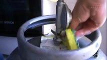 Como instalar o botijão de gás de cozinha