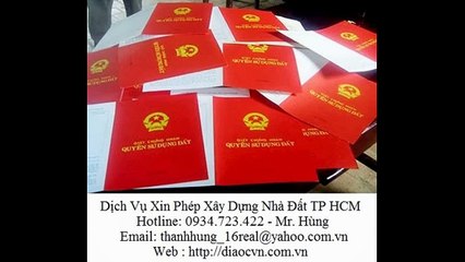 Dịch Vụ Xin Giấy Phép Xây Dựng Nhà Quận 9 - 0934.723.422 - Mr. Hùng