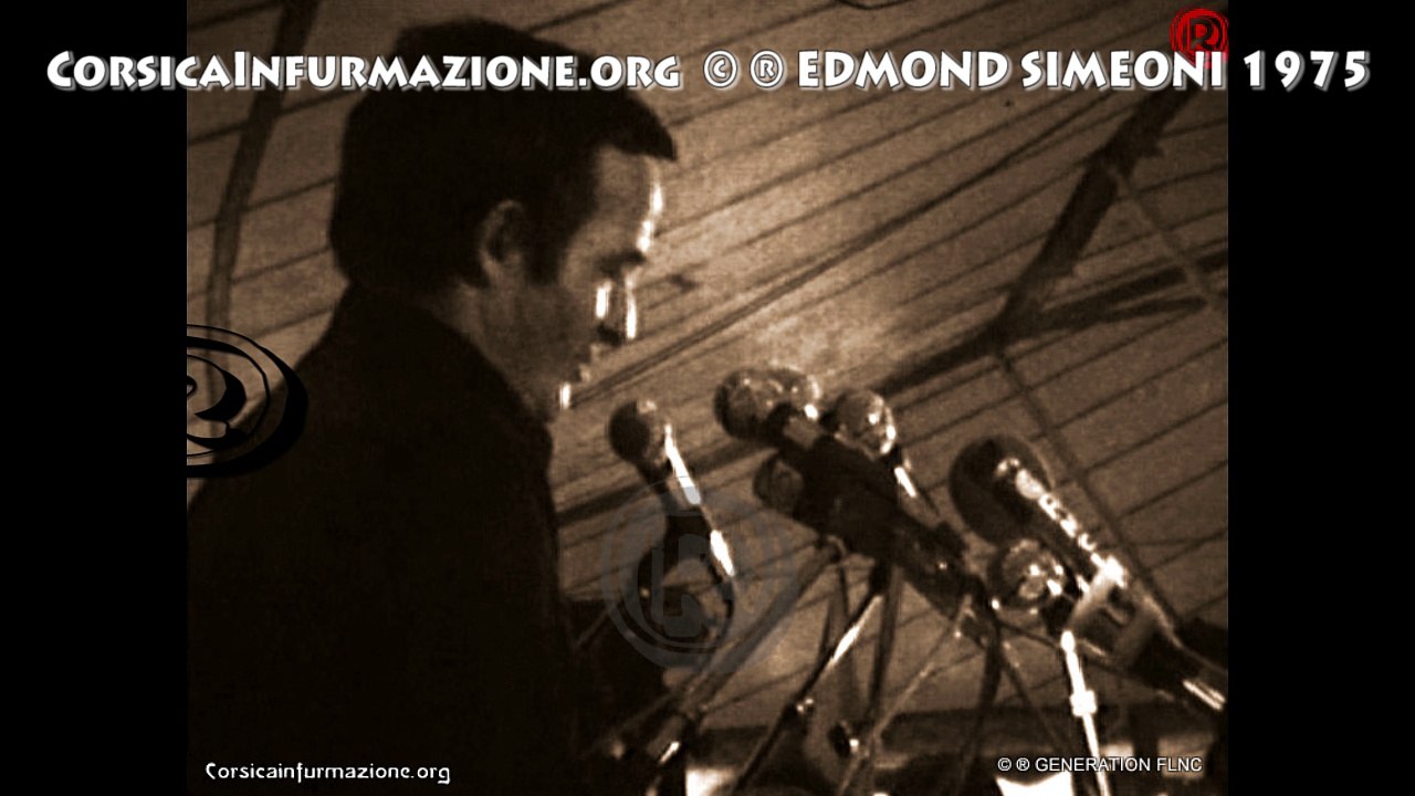 #Corse Extrait du discours d'Edmond Simeoni lors du congrès de l'ARC du 17 aout 1975