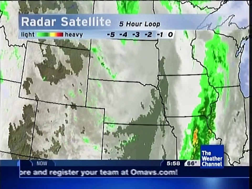 The Weather Channel (TWC) Omaha, NE IntelliStar local forecast 4/2/10