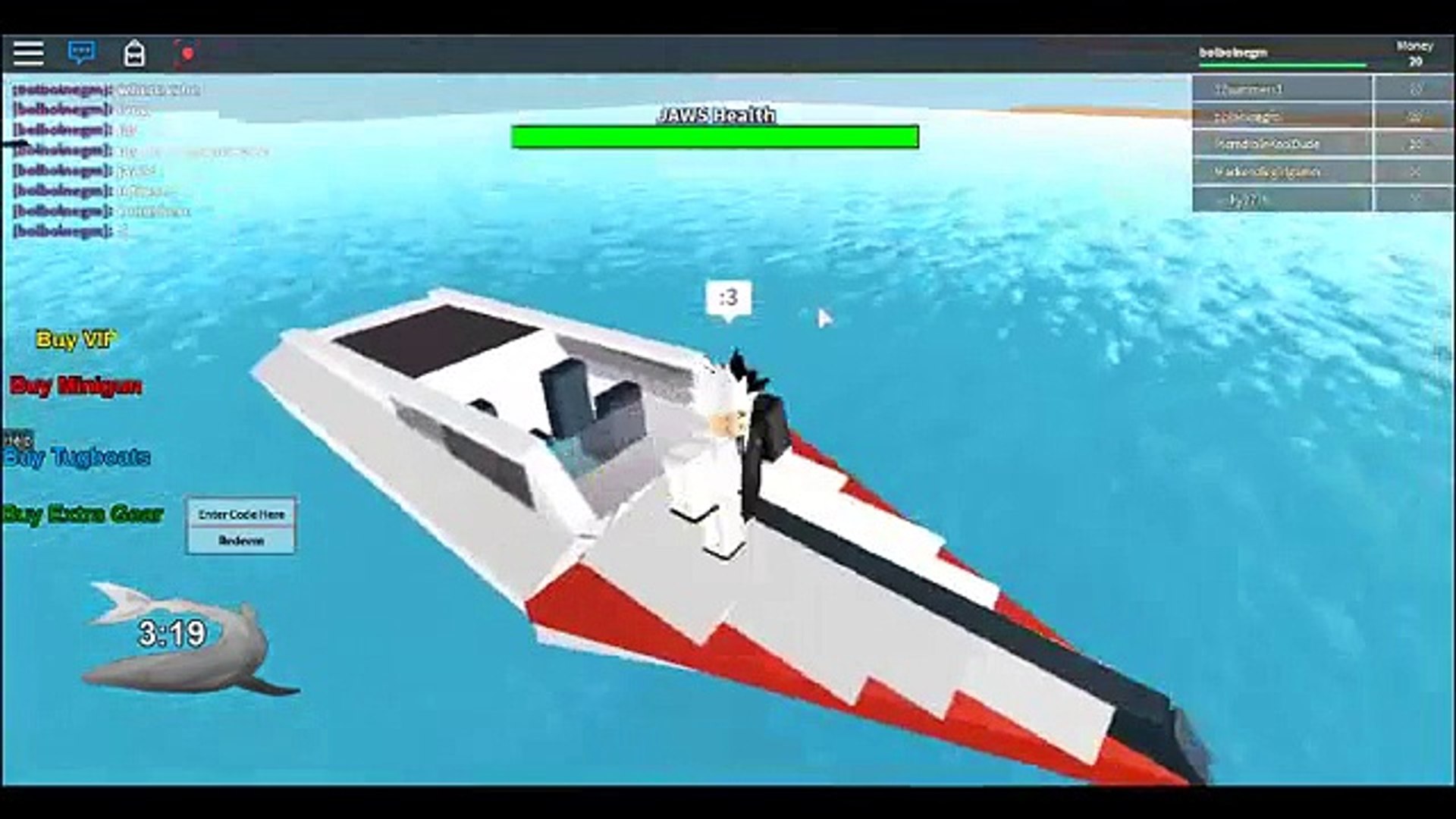 ⁣ROBLOX Gameplay Jaws!