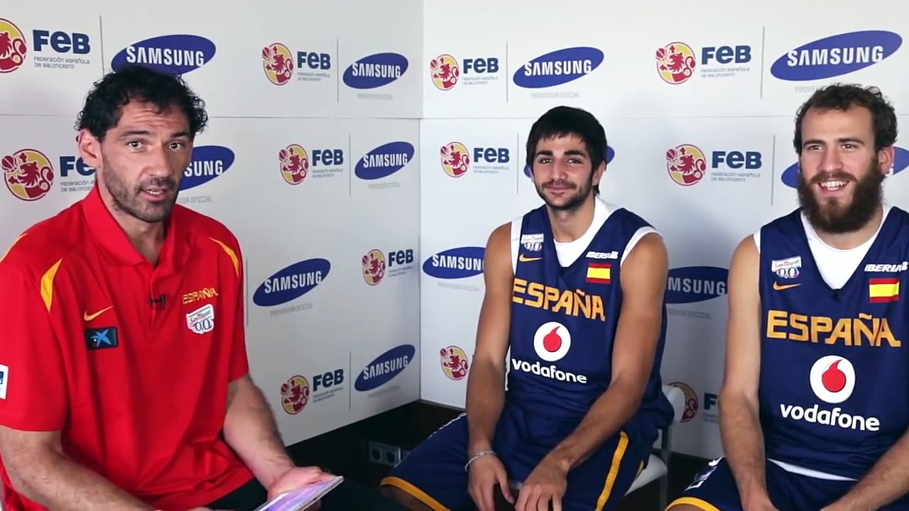 Entrevista EuroBasket: Ricky Rubio y Sergio Rodríguez "Chacho" responden a los fans de Samsung